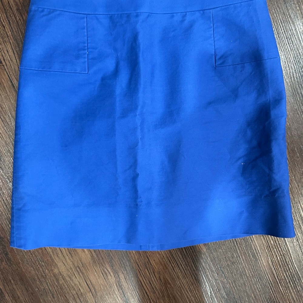 J. Crew Vibrant Blue Pencil Skirt